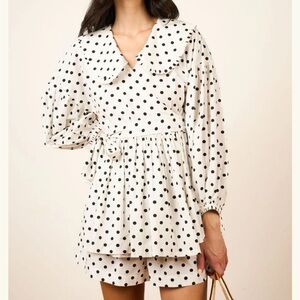 ISO La Maregold Camilla Blouse and Charlie Short set. Size XS